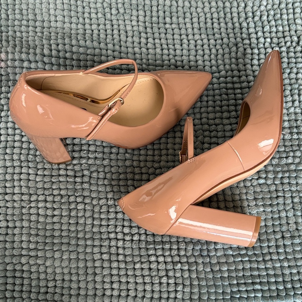 Nine West Nude Carlien Mary Jane Shoes